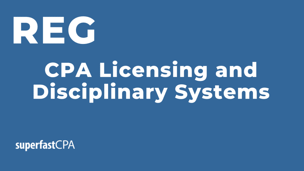 cpa licensing and disciplinary systems