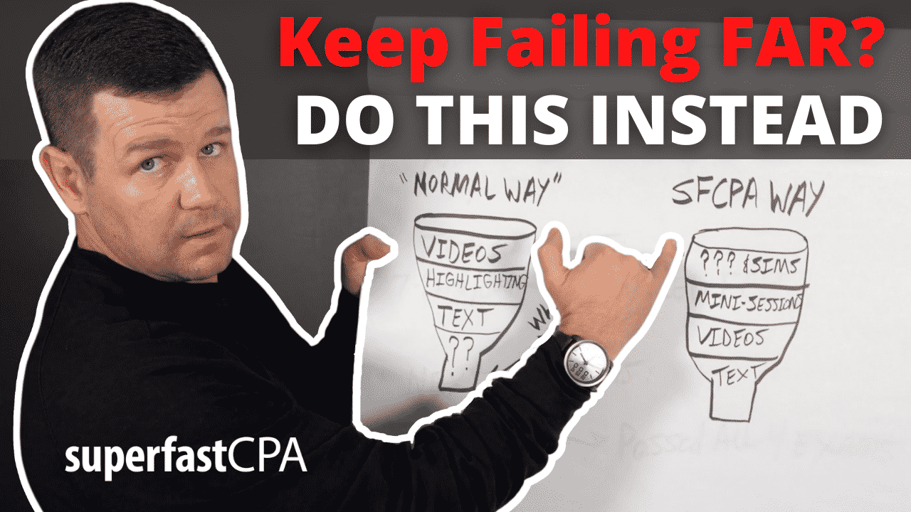 keep failing far cpa exam?