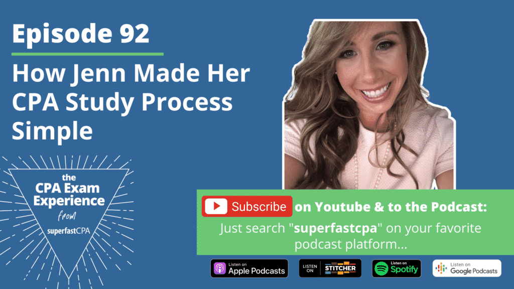 superfastcpa reviews how jenn passed her cpa exams