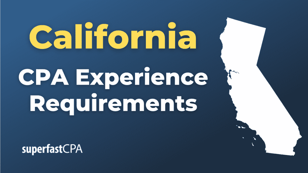 california cpa experience requirements