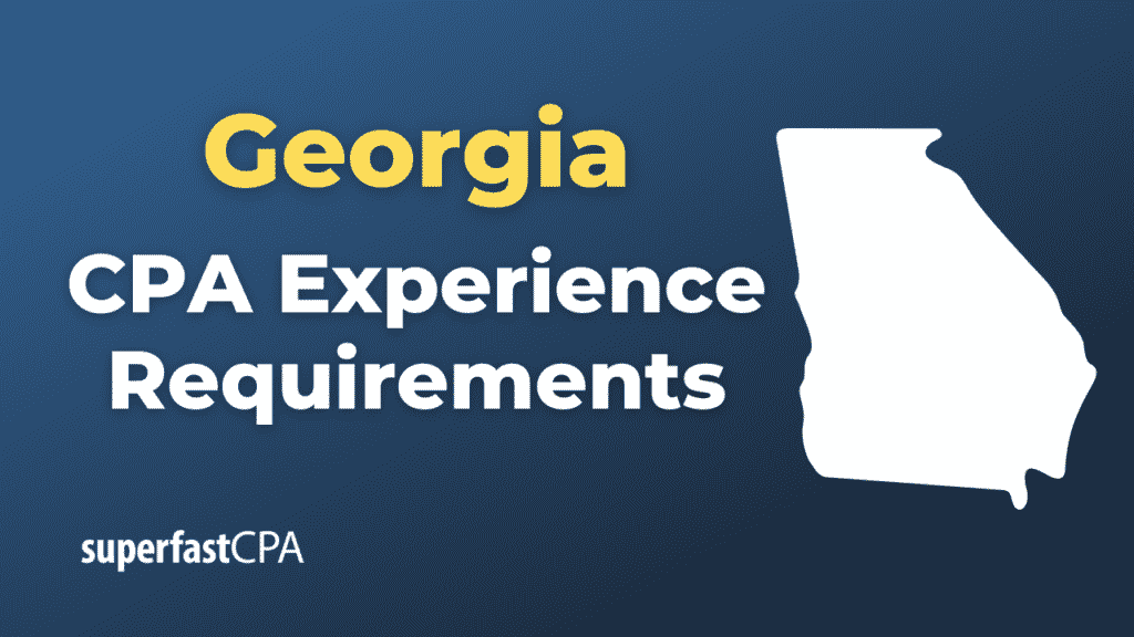 Georgia CPA Experience Requirements