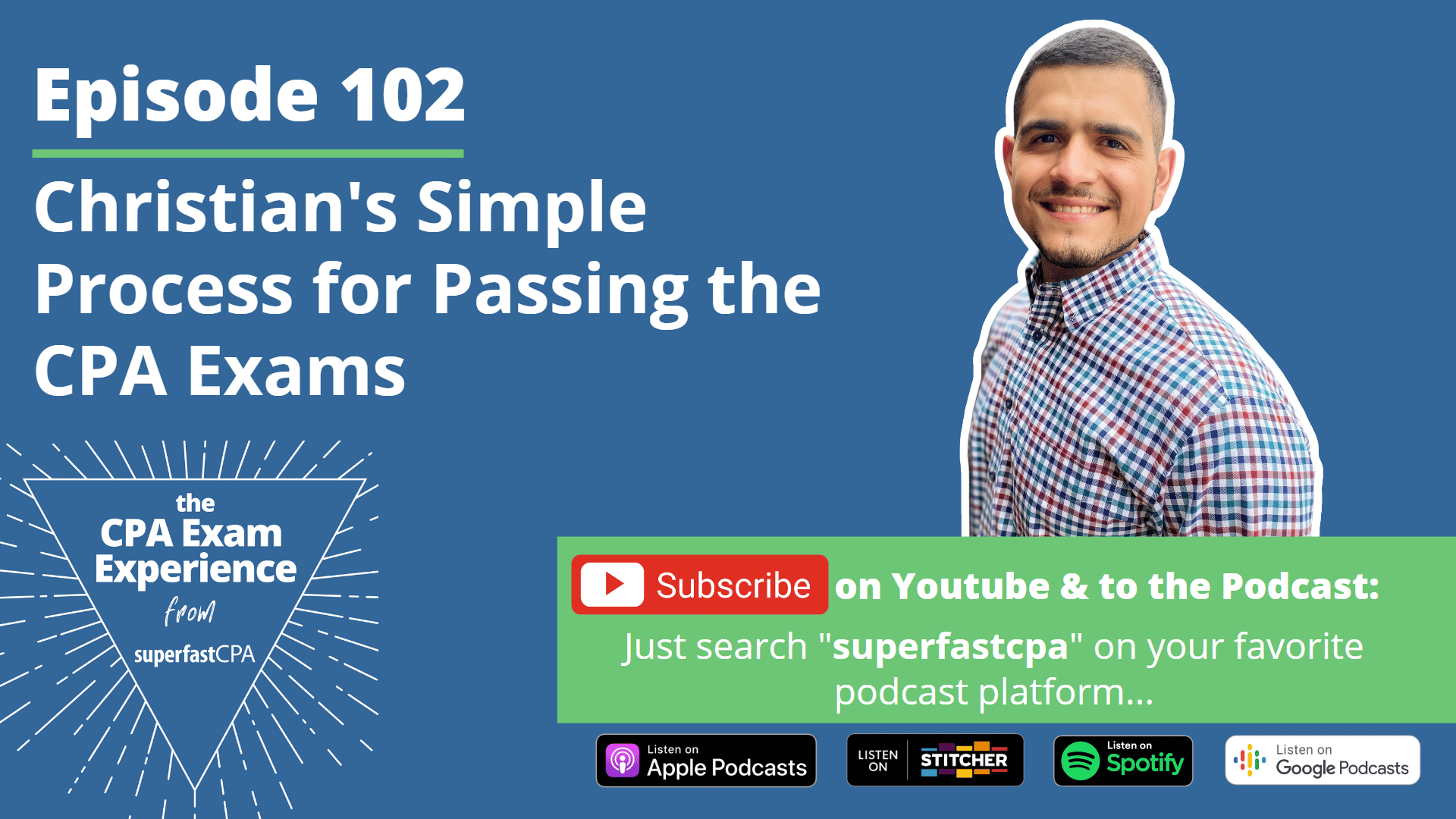Christian's Simple Process for Passing the CPA Exams