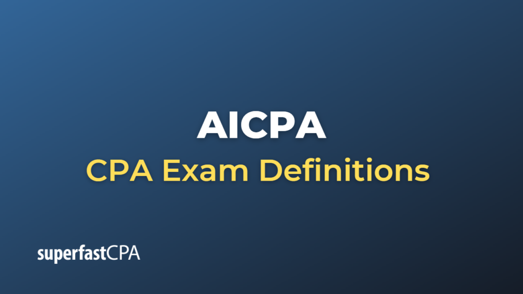 AICPA CPA Exam