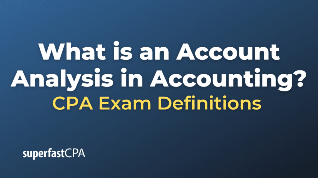 Account Analysis