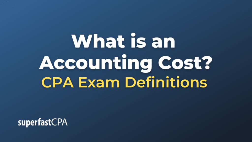 Accounting Cost