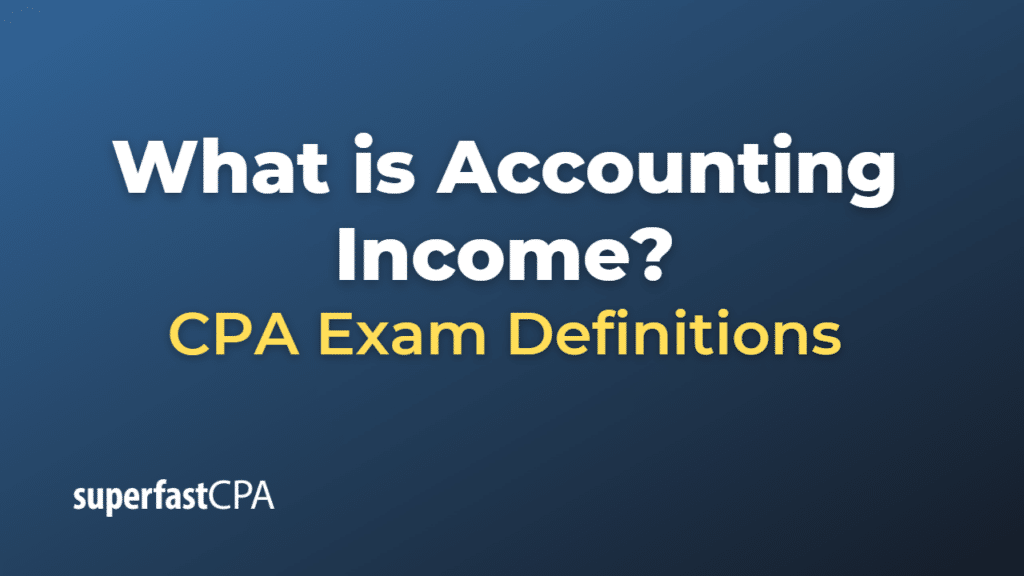 Accounting Income