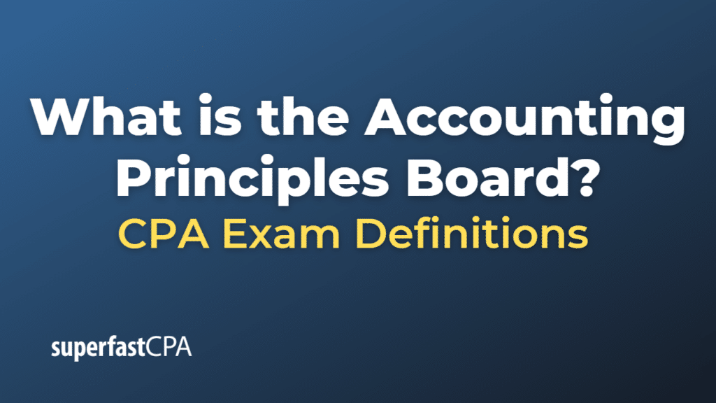 Accounting Principles Board