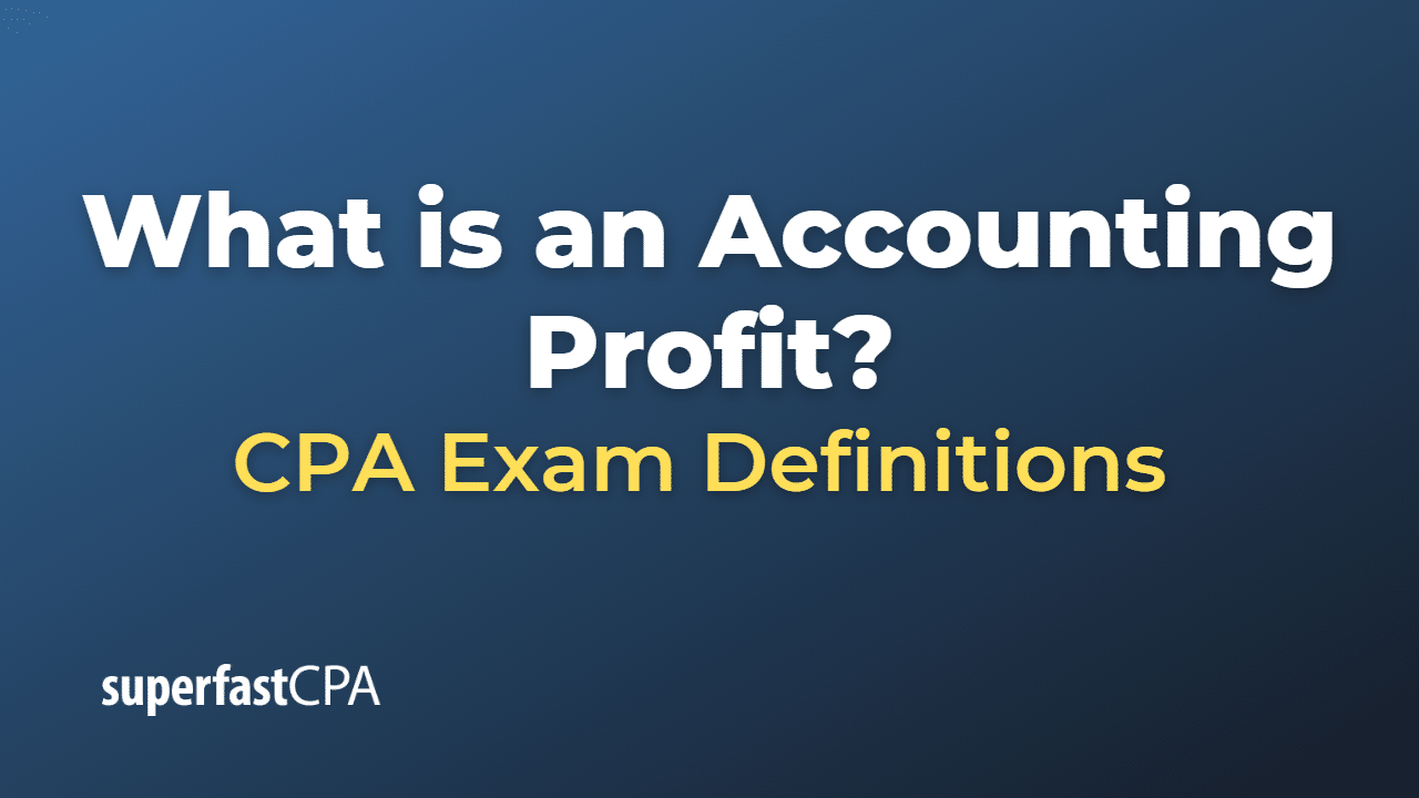 Accounting Profit