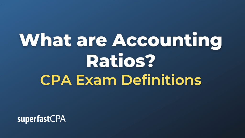 Accounting Ratios