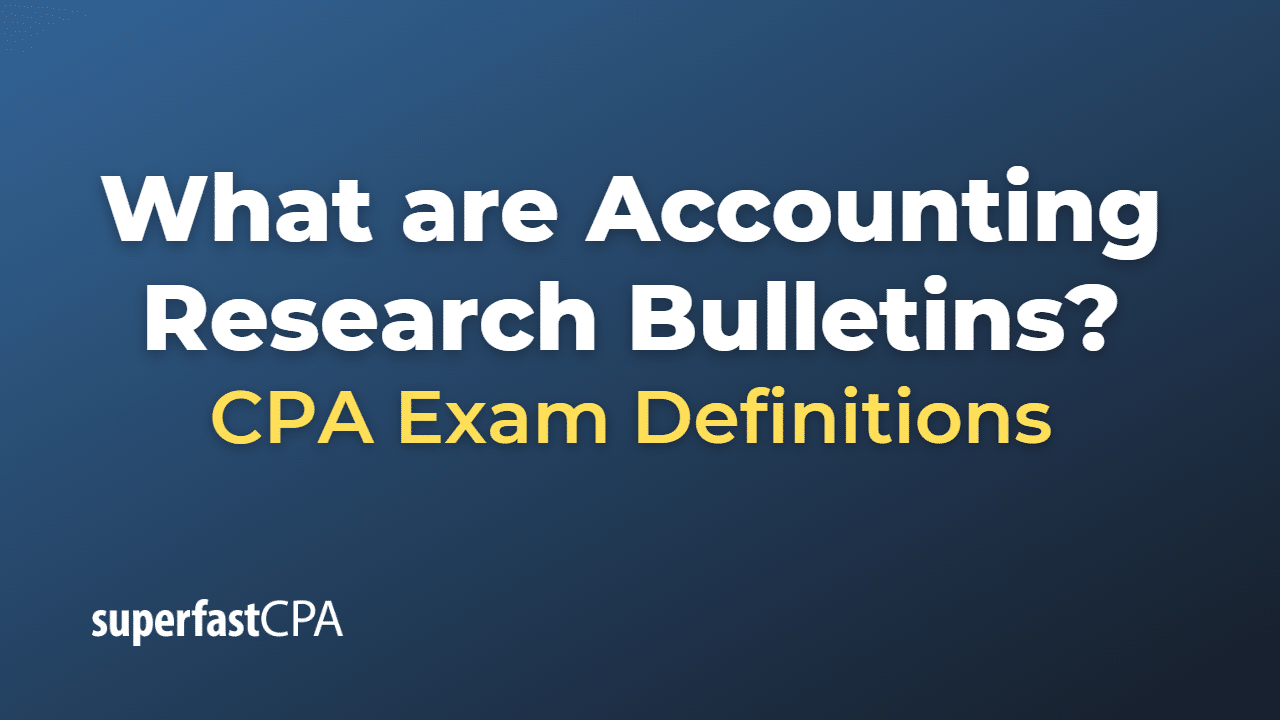 Accounting Research Bulletins