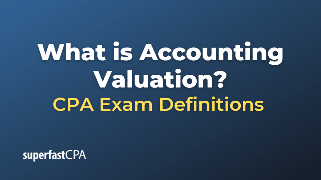 Accounting Valuation