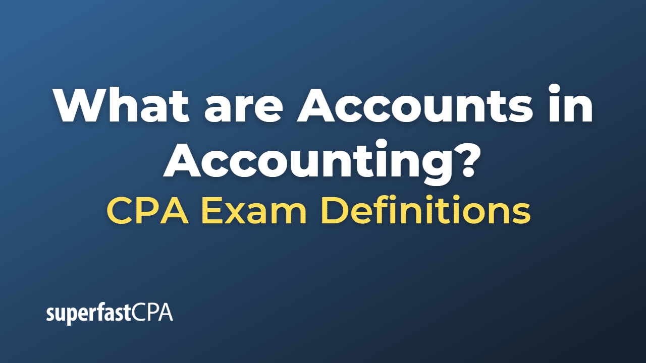 Accounts