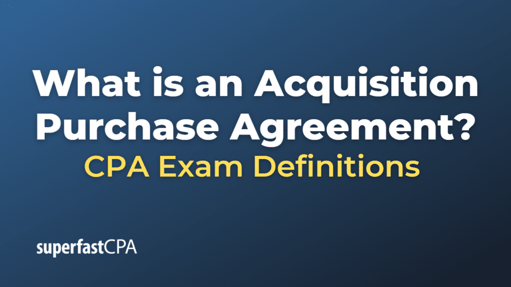 Acquisition Purchase Agreement