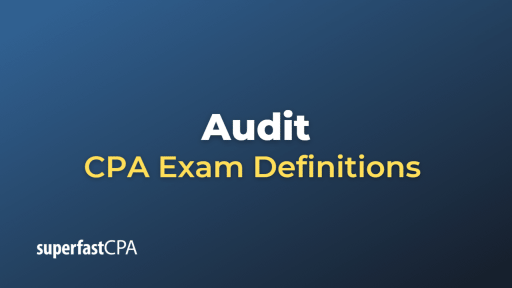 Audit CPA Exam