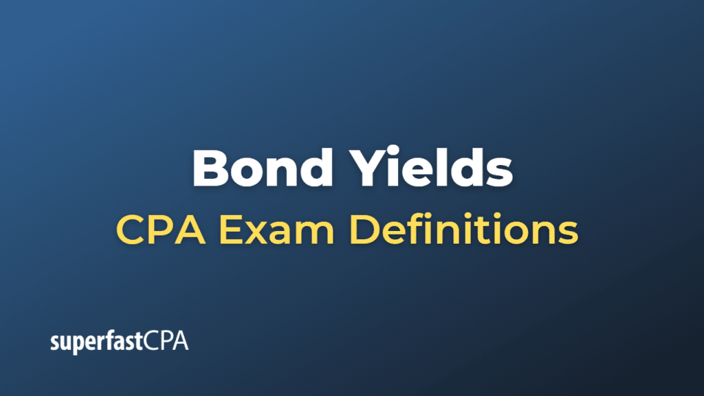 Bond Yields CPA Exam