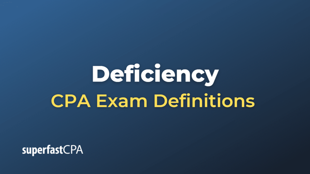 Deficiency CPA Exam