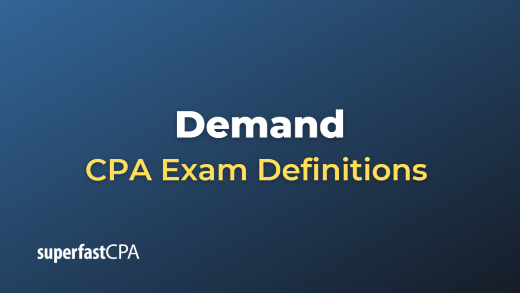 Demand CPA Exam