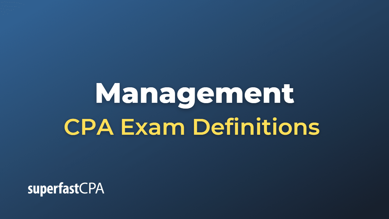 Management CPA Exam