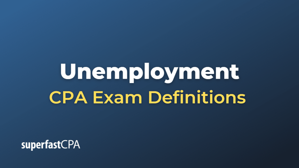 Unemployment CPA Exam