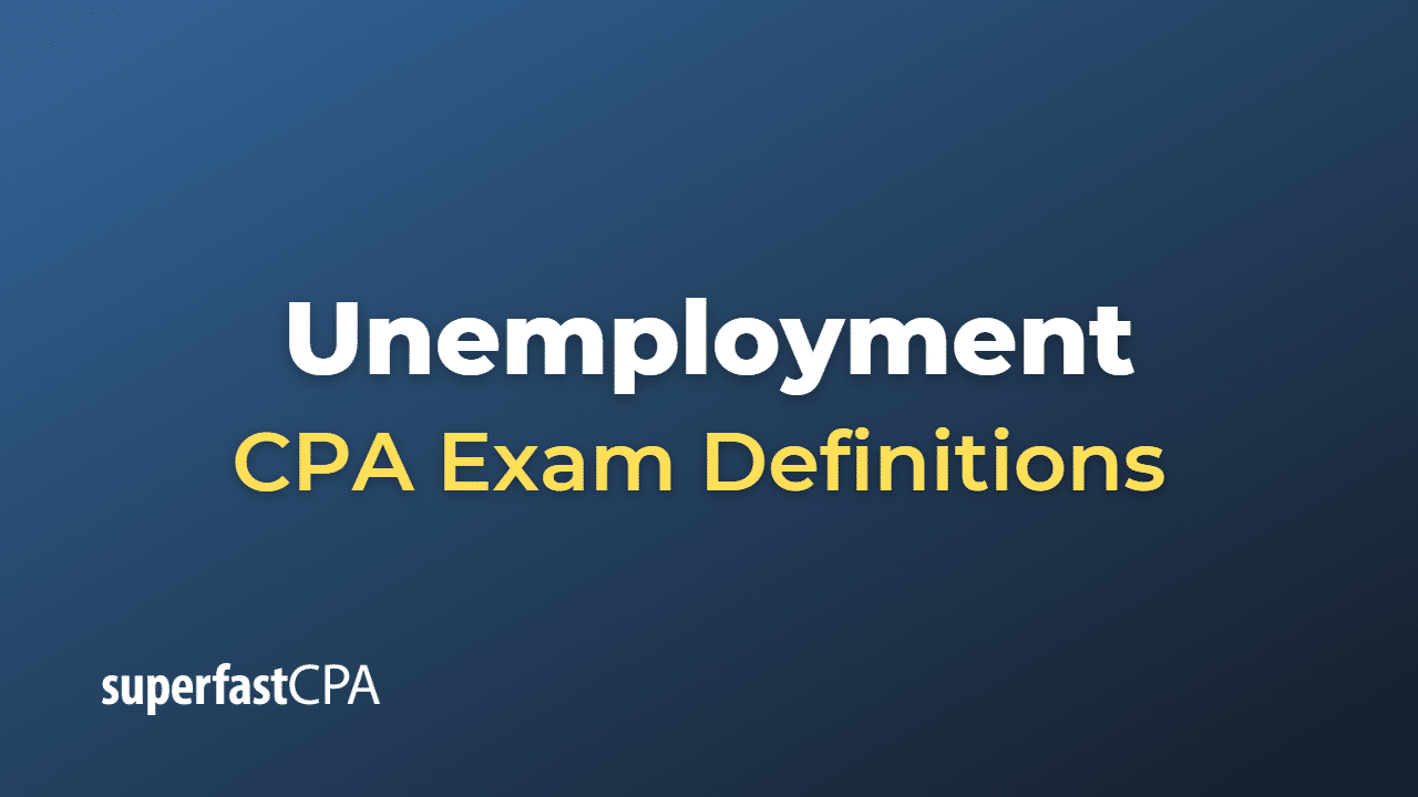 Unemployment CPA Exam