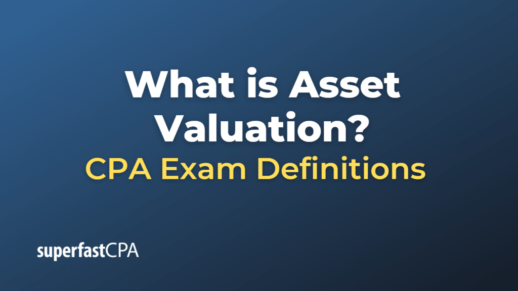 Asset Valuation