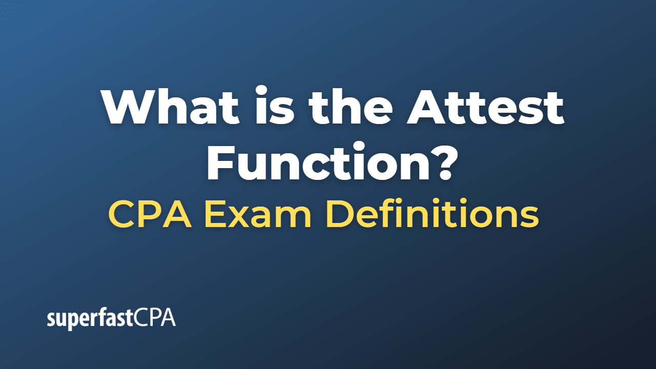 Attest Function