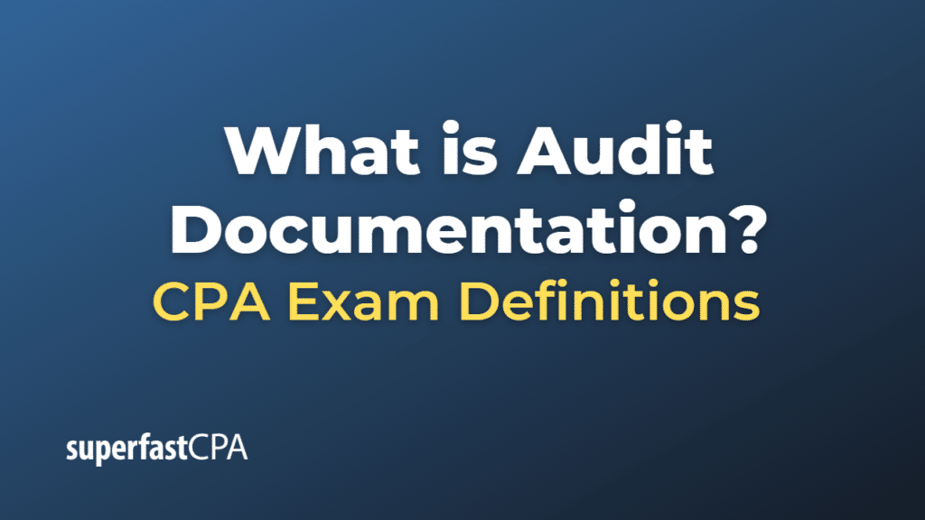 Audit Documentation