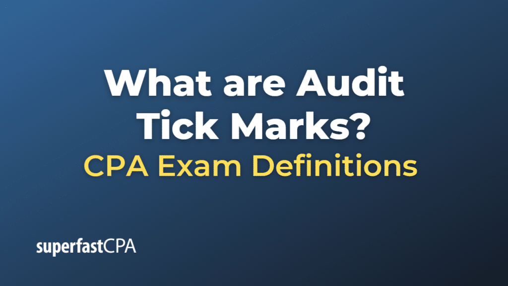 Audit Tick Marks