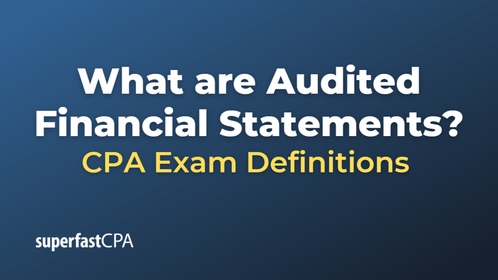 Audited Financial Statements