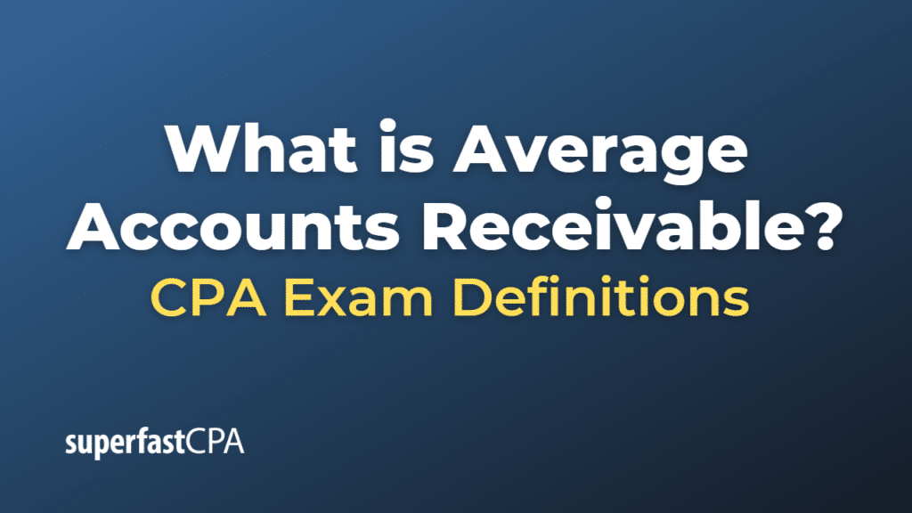 Average Accounts Receivable