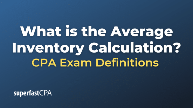 Average Inventory File What is the Average Inventory Calculation? – SuperfastCPA CPA Review