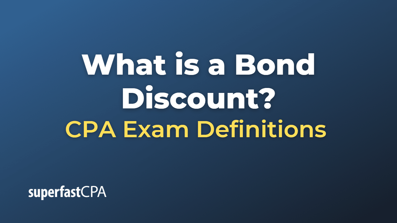 Bond Discount