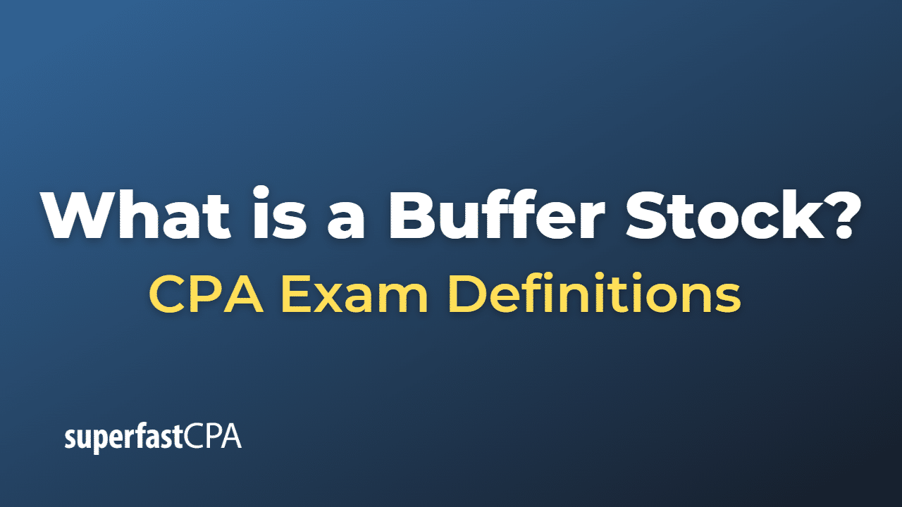 What is a Buffer Stock?