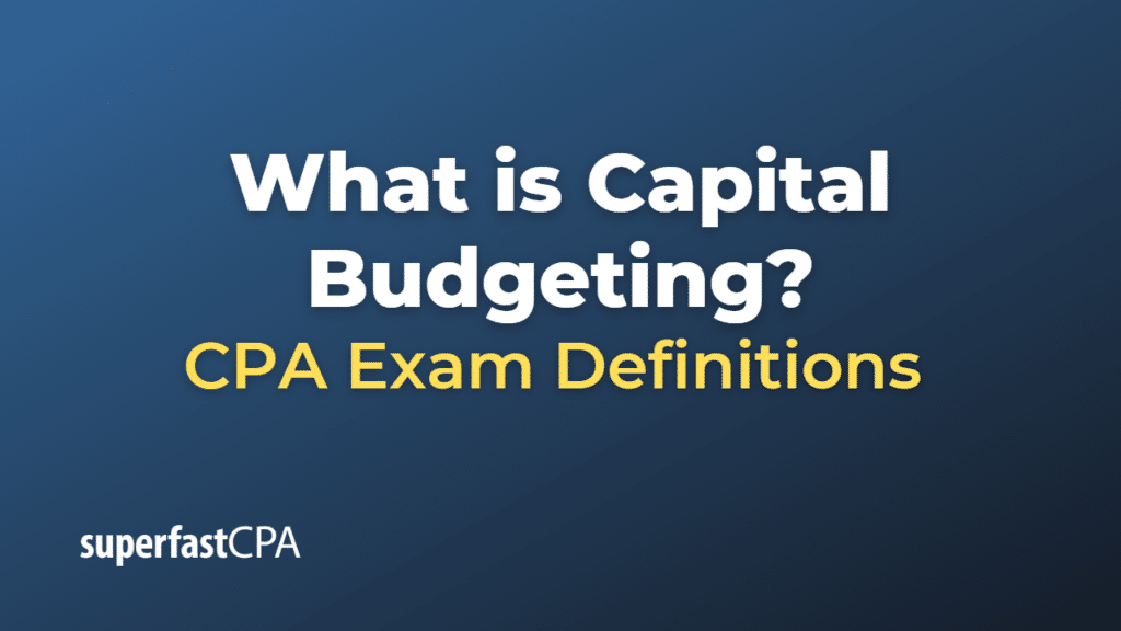 Capital Budgeting