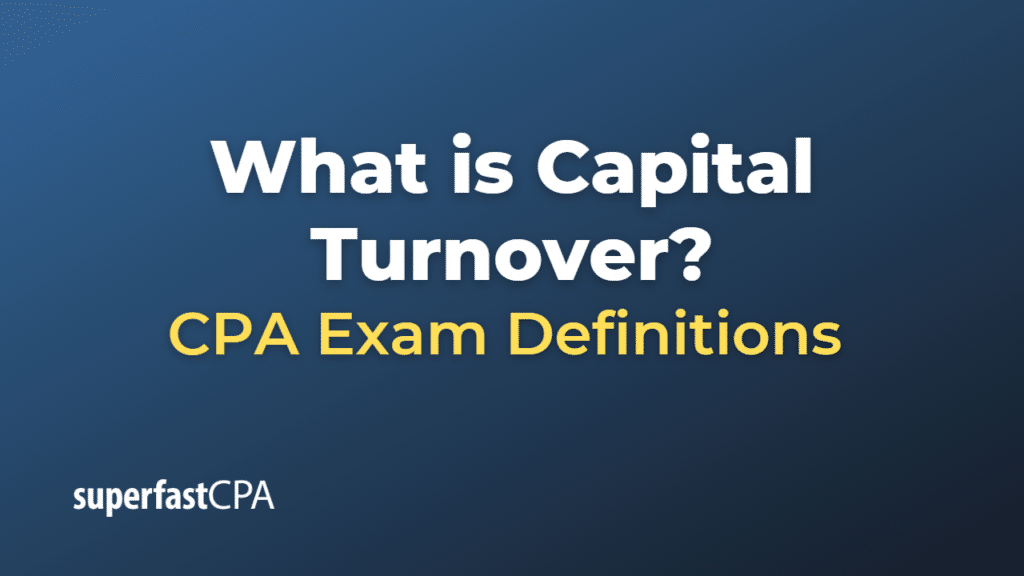 Capital Turnover