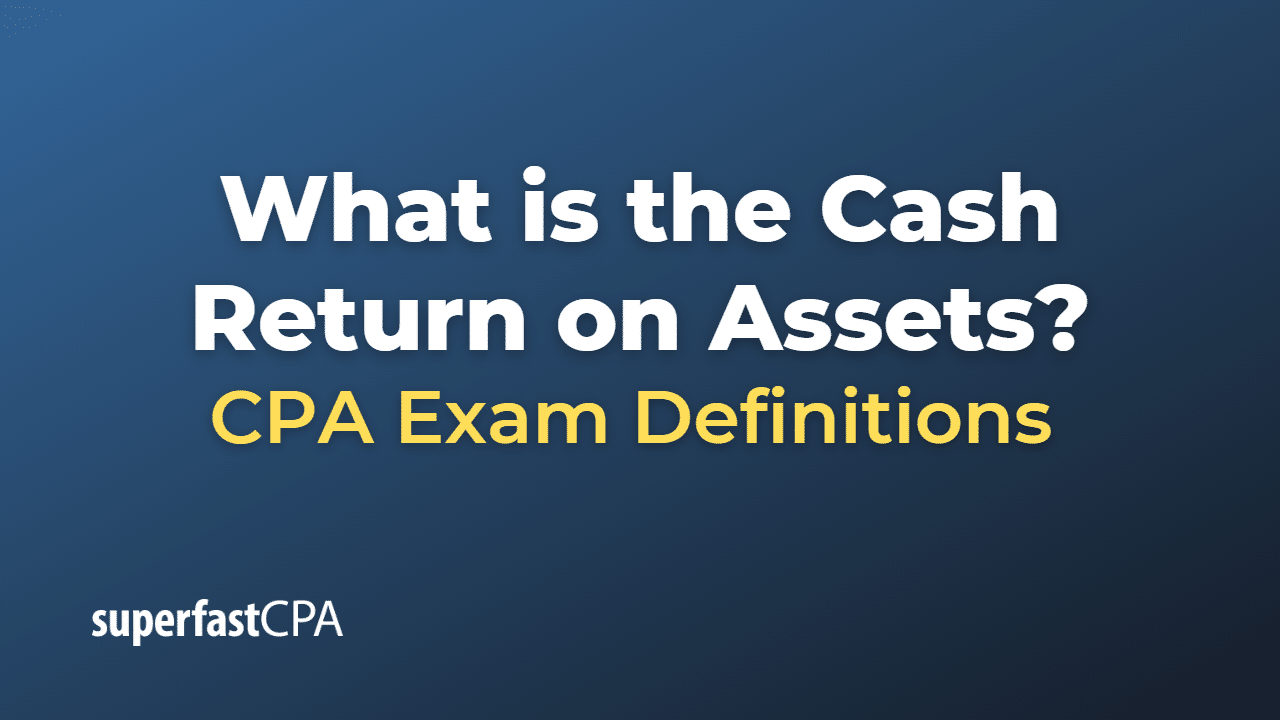 Return on assets