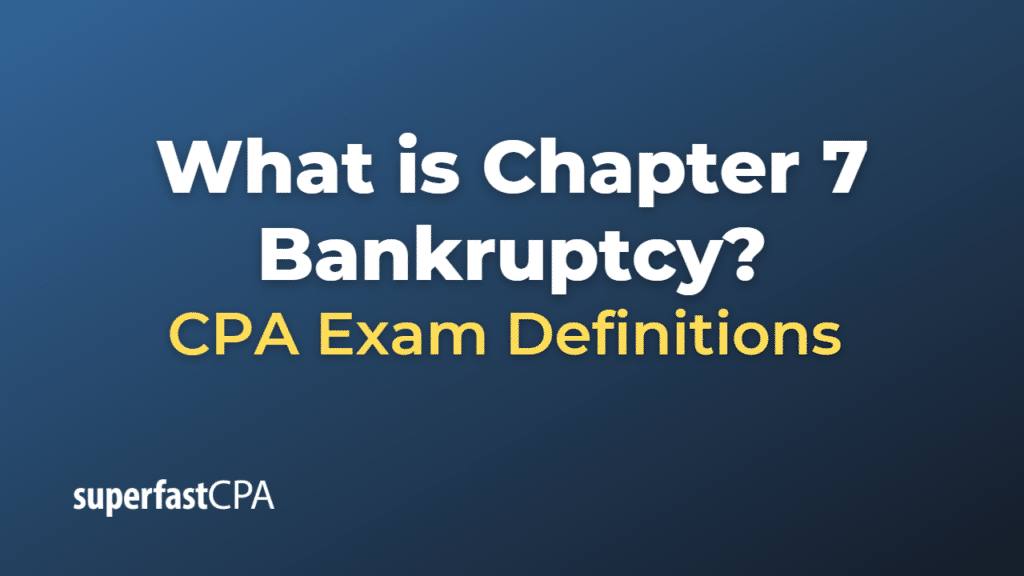 Chapter 7 Bankruptcy