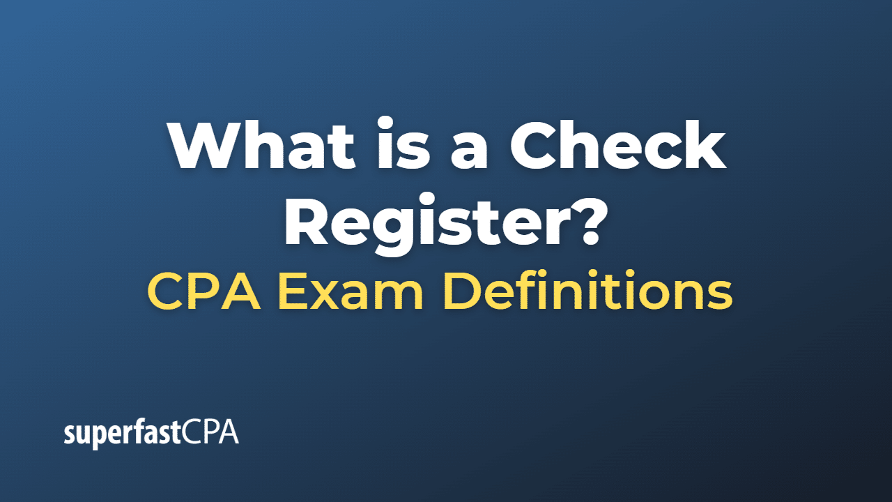 What Is A Check Register what-is-a-check-register
