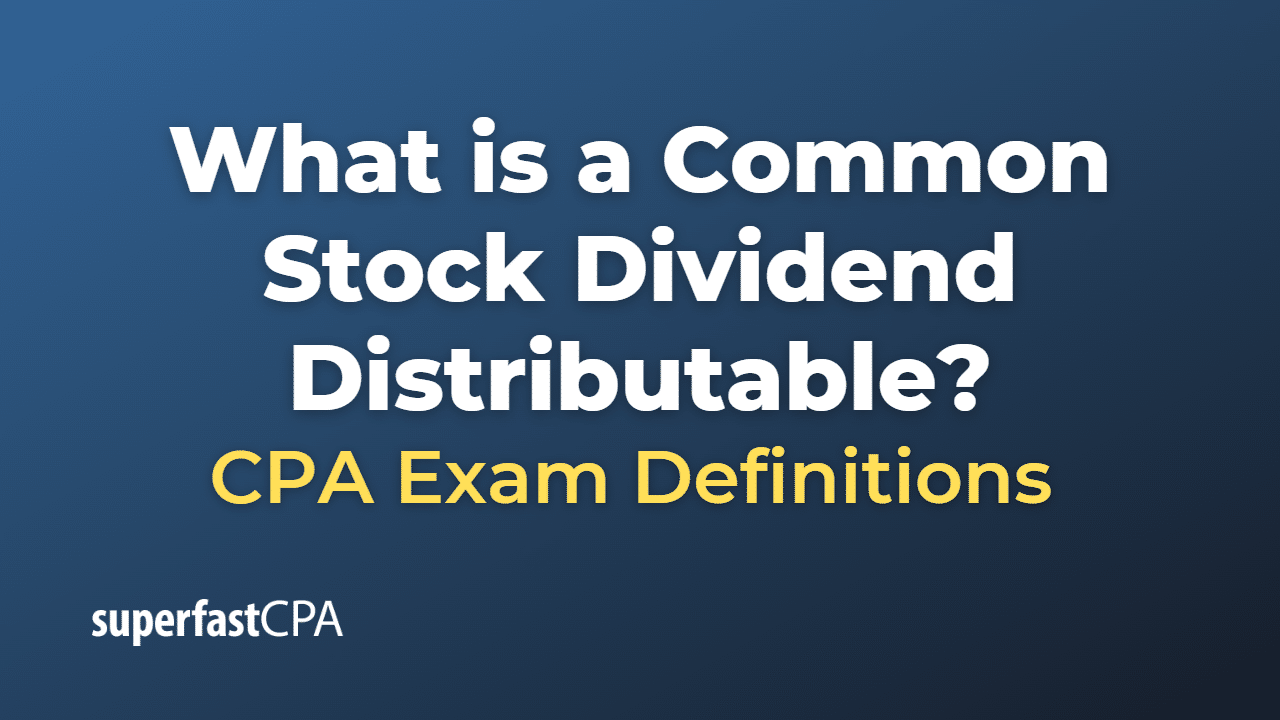 Stock Dividends