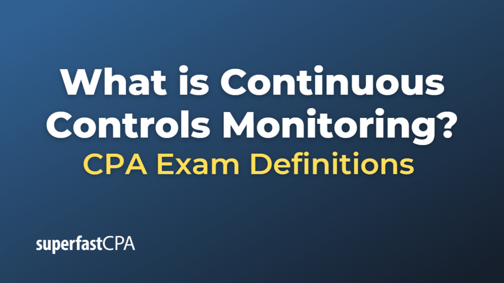 Continuous Controls Monitoring