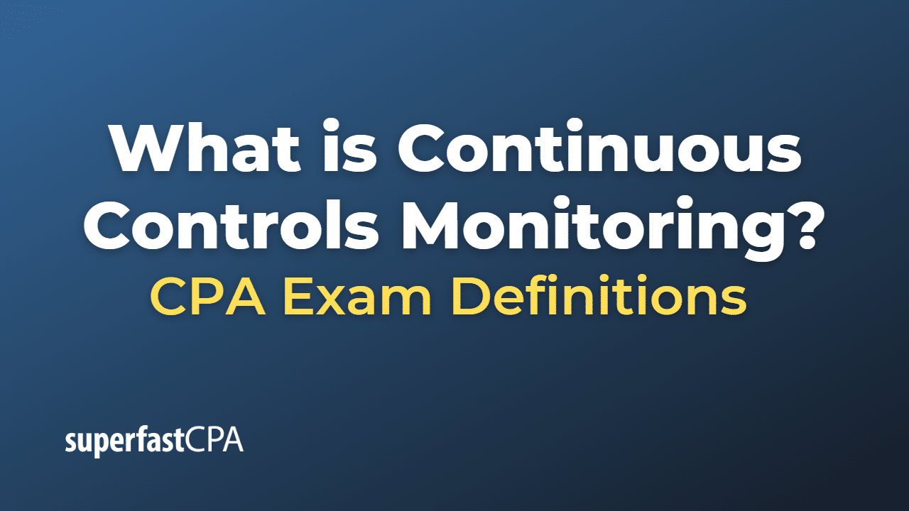 Continuous Controls Monitoring