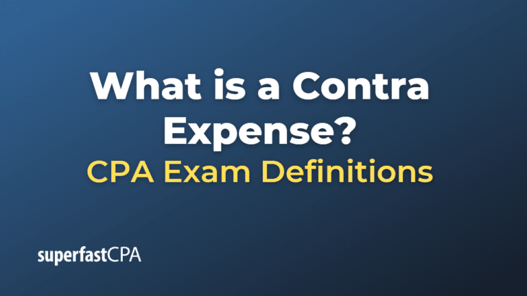 What is a Contra Expense? – SuperfastCPA CPA Review