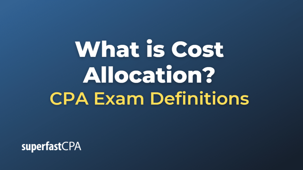 Cost Allocation