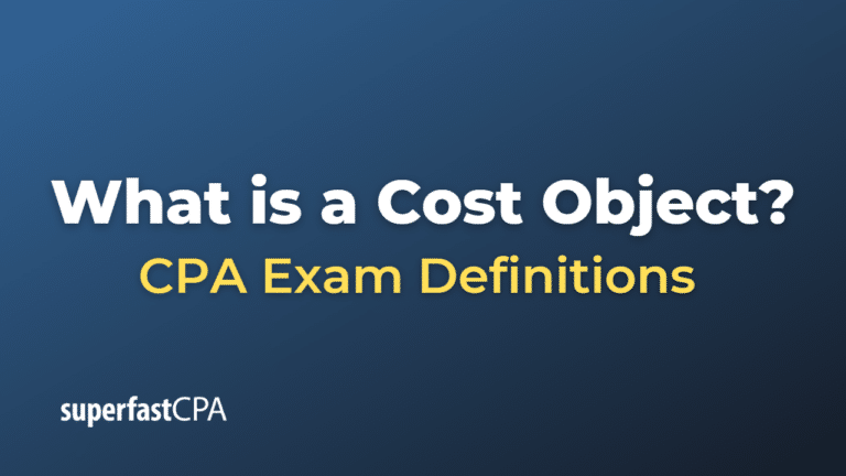 What Is A Cost Object what-is-a-cost-object
