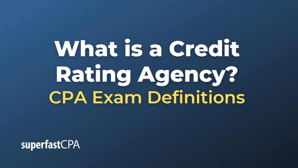 Credit Rating Agency