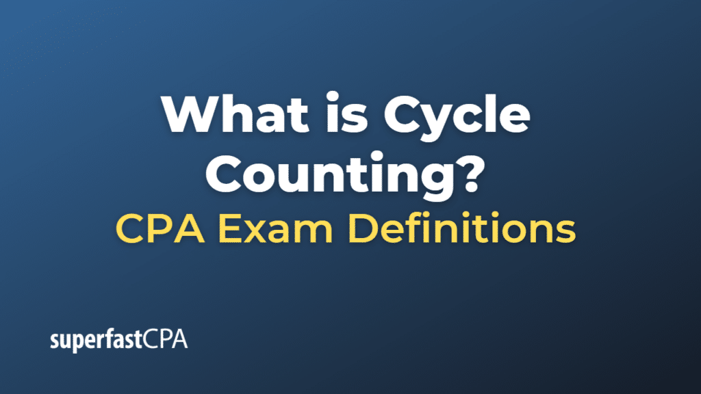 Cycle Counting