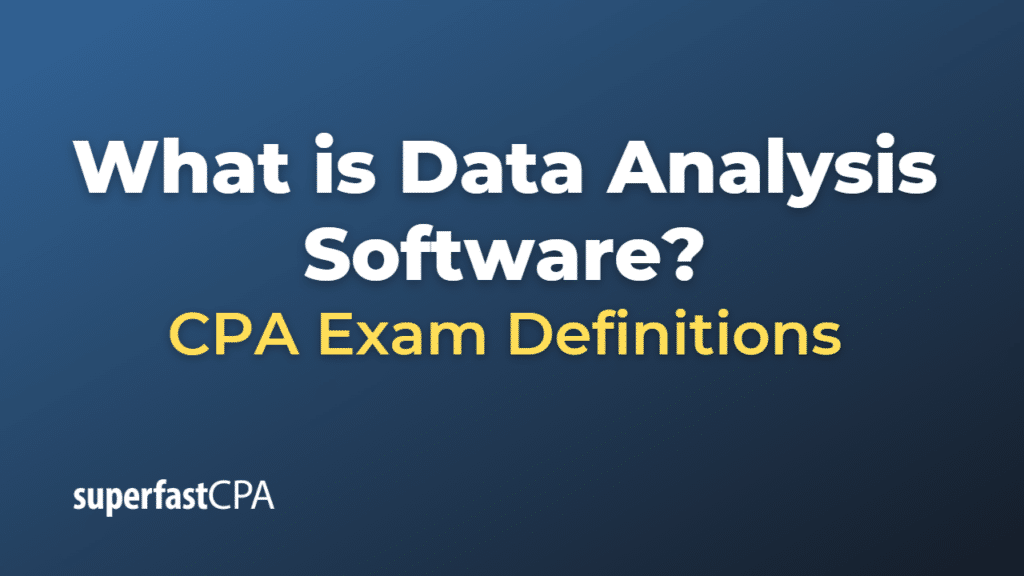 Data Analysis Software