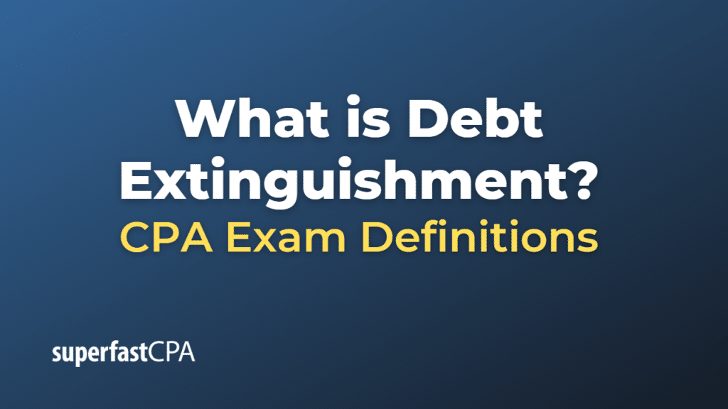 Debt Extinguishment