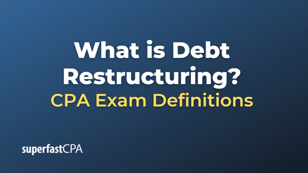 Debt Restructuring