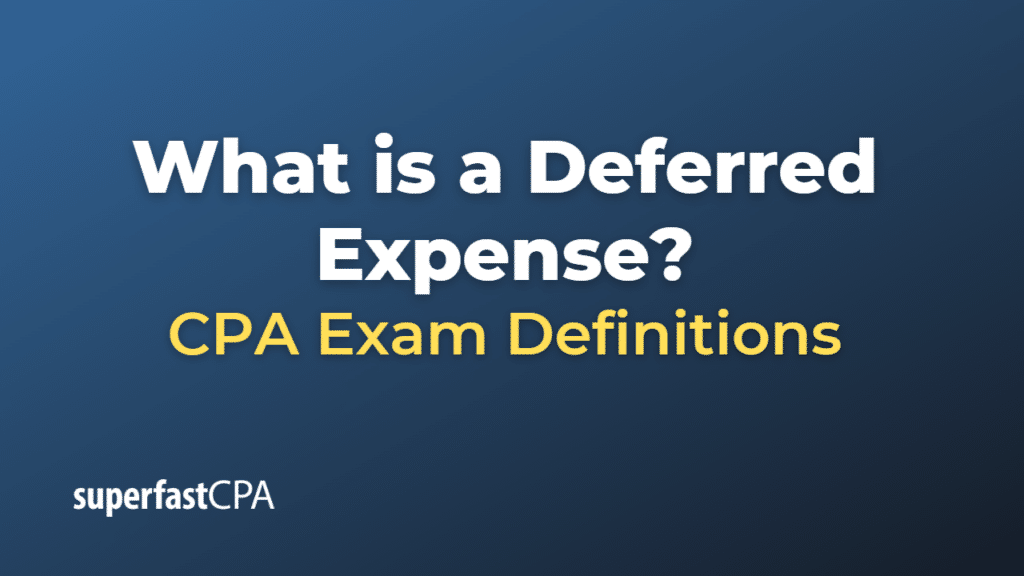 Deferred Expense